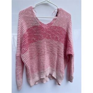 Oversized off the shoulder sweater